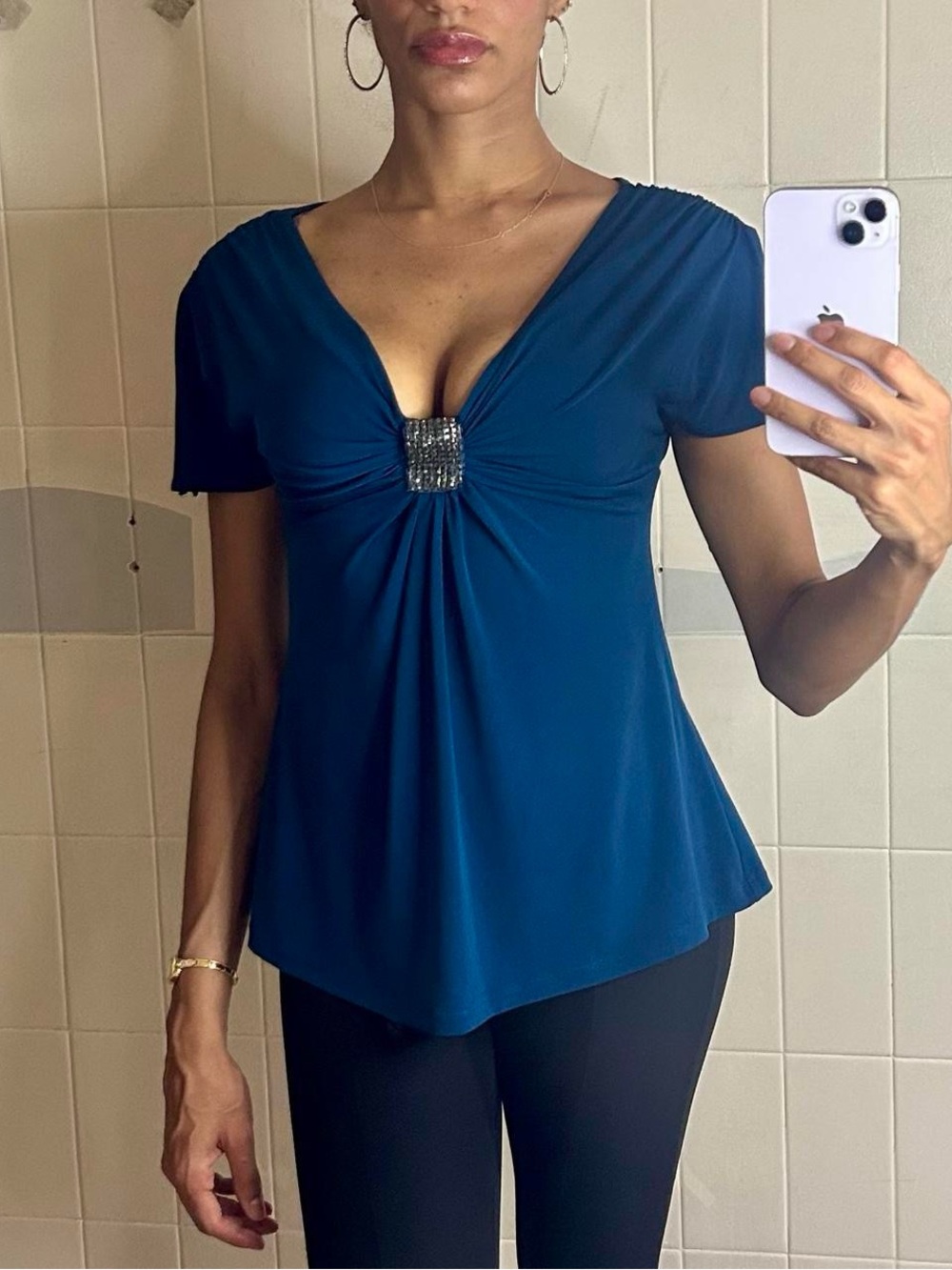 Express Rhinestone Top
